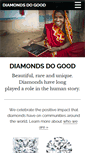 Mobile Screenshot of diamondsdogood.com